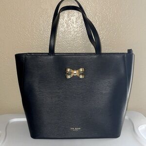 Ted Baker Black and Gold Tote Bag Sleek Design